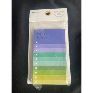 Noted by Post-it Mini List Notes Dont Forget Gradient NTD-35-DF New